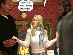 interracial sex cartoons